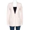 Stella McCartney Pale Pink Linen Tailored Blazer XS For Women -Stella McCartney Sales luxury women stella mccartney used clothes p269326 006