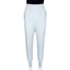 Stella McCartney Pale Blue Stretch Crepe Julia Trousers M For Women 2 Stella McCartney Pale Blue Stretch Crepe Julia Trousers M For Women -Stella McCartney Sales luxury women stella mccartney used clothes p274230 004