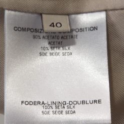 Stella McCartney Pale Ecru Silk Blend Tailored Blazer S For Women -Stella McCartney Sales luxury women stella mccartney used clothes p277728 004