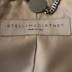 Stella McCartney Pale Ecru Silk Blend Tailored Blazer S For Women -Stella McCartney Sales luxury women stella mccartney used clothes p277728 005