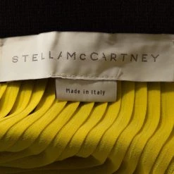 Stella McCartney Yellow Plisse Georgette Jeanne Asymmetric Skirt S For Women -Stella McCartney Sales luxury women stella mccartney used clothes p278583 006