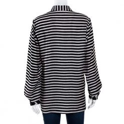 Stella McCartney Monochrome Silk Multiprint Long Sleeve Shirt M For Women -Stella McCartney Sales luxury women stella mccartney used clothes p280808 001