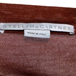 Stella McCartney Orange & Blue Intarsia Knit 'Go' Sweater Dress S For Women -Stella McCartney Sales luxury women stella mccartney used clothes p281375 002