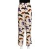 Stella McCartney Cream Wild Cat Printed Silk Elasticized Waist Christine Pants M For Women -Stella McCartney Sales luxury women stella mccartney used clothes p287026 004