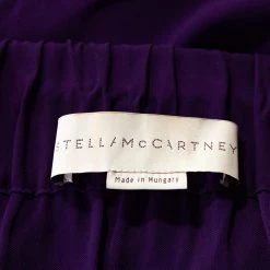 Stella McCartney Purple Crepe Draped Strapless Dress M For Women -Stella McCartney Sales luxury women stella mccartney used clothes p294868 004