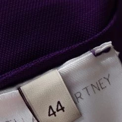 Stella McCartney Purple Crepe Draped Strapless Dress M For Women -Stella McCartney Sales luxury women stella mccartney used clothes p294868 005