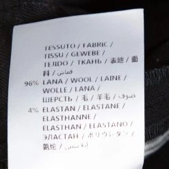 Stella McCartney Black Stretch Wool Wide Leg Cropped Pants L For Women -Stella McCartney Sales luxury women stella mccartney used clothes p301376 006