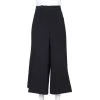 Stella McCartney Black Stretch Wool Wide Leg Cropped Pants L For Women -Stella McCartney Sales luxury women stella mccartney used clothes p301376 007