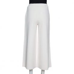 Stella McCartney Ivory Wool Blend Wide Leg Culottes S For Women 11 Stella McCartney Ivory Wool Blend Wide Leg Culottes S For Women -Stella McCartney Sales luxury women stella mccartney used clothes p320356 002