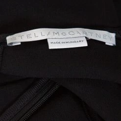 Stella McCartney Black Stretch Crepe Edith Fringed Top S For Women -Stella McCartney Sales luxury women stella mccartney used clothes p322680 004