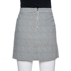 Stella McCartney Multicolor Knit Grid Patterned Mini Skirt M For Women -Stella McCartney Sales luxury women stella mccartney used clothes p333832 003