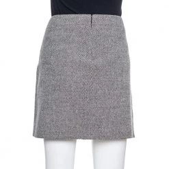 Stella McCartney Grey Tweed Embroidered Mini Skirt M For Women -Stella McCartney Sales luxury women stella mccartney used clothes p333836 007