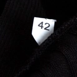 Stella McCartney Black Ribbed Knit Fitted Sweater M For Women -Stella McCartney Sales luxury women stella mccartney used clothes p336218 001