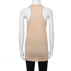 Stella McCartney Beige Linen & Cotton Zip Front Tank Top L For Women 10 Stella McCartney Beige Linen & Cotton Zip Front Tank Top L For Women -Stella McCartney Sales luxury women stella mccartney used clothes p338559 001
