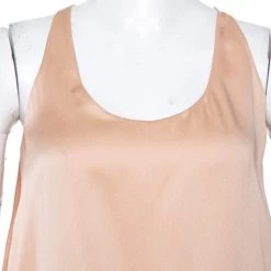 Stella McCartney Champagne Pink Silk Tiered Yenna Asymmetric Dress S For Women -Stella McCartney Sales luxury women stella mccartney used clothes p341101 008