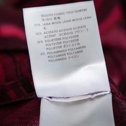 Stella McCartney Burgundy Floral Jacquard Wool Long Sleeve Dress M For Women 15 Stella McCartney Burgundy Floral Jacquard Wool Long Sleeve Dress M For Women -Stella McCartney Sales luxury women stella mccartney used clothes p347454 001