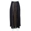 Stella McCartney Black Silk Lace Paneled Maxi Skirt S For Women -Stella McCartney Sales luxury women stella mccartney used clothes p348314 002