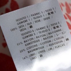 Stella McCartney Orange Hearts Print Silk & Linen Paneled Blouse L For Women -Stella McCartney Sales luxury women stella mccartney used clothes p348329 001