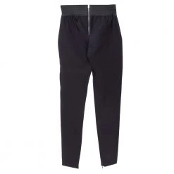 Stella McCartney Black Stretch Cotton Elasticized Waist Trousers XS For Women 9 Stella McCartney Black Stretch Cotton Elasticized Waist Trousers XS For Women -Stella McCartney Sales luxury women stella mccartney used clothes p348718 003