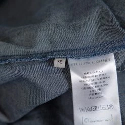 Stella McCartney Blue Denim Tiger Embroidered Shirt S For Women 14 Stella McCartney Blue Denim Tiger Embroidered Shirt S For Women -Stella McCartney Sales luxury women stella mccartney used clothes p349634 005