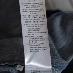 Stella McCartney Blue Denim Tiger Embroidered Shirt S For Women 15 Stella McCartney Blue Denim Tiger Embroidered Shirt S For Women -Stella McCartney Sales luxury women stella mccartney used clothes p349634 006