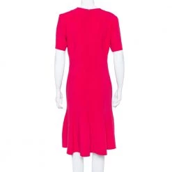 Stella McCartney Crimson Red Crepe Flared Midi Dress L For Women -Stella McCartney Sales luxury women stella mccartney used clothes p369562 001