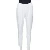Stella McCartney White Jersey Zipper Detail Tamara Pants S For Women -Stella McCartney Sales luxury women stella mccartney used clothes p374126 006