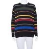 Stella McCartney Black Striped Wool Oversized Sweater S For Women -Stella McCartney Sales luxury women stella mccartney used clothes p374933 005