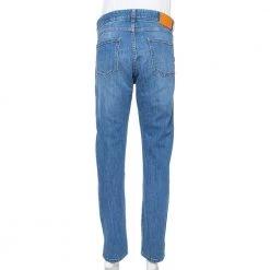 Stella McCartney Blue Denim Logo Tape Detail Straight Leg Jeans M For Women -Stella McCartney Sales luxury women stella mccartney used clothes p380167 009