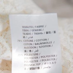 Stella McCartney Cream Lace Button Front Sheer Crop Top M For Women -Stella McCartney Sales luxury women stella mccartney used clothes p384940 005