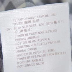 Stella McCartney Navy Blue Check Patterned Silk Oversized Top S For Women 15 Stella McCartney Navy Blue Check Patterned Silk Oversized Top S For Women -Stella McCartney Sales luxury women stella mccartney used clothes p389557 006