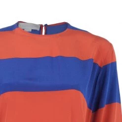 Stella McCartney Blue And Orange Stripped Long Sleeve Top S For Women -Stella McCartney Sales luxury women stella mccartney used clothes p39412 0004