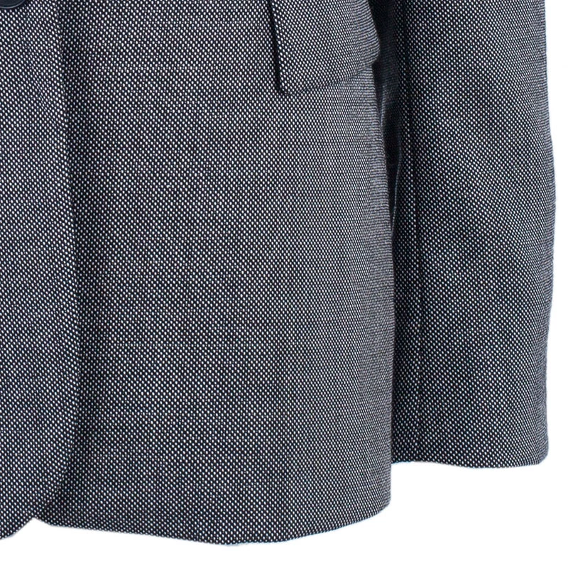 Stella McCartney Grey Twill Shawl Lapel Blazer M For Women 7 Stella McCartney Grey Twill Shawl Lapel Blazer M For Women - Image 5