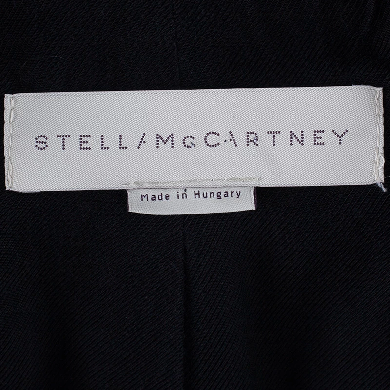 Stella McCartney Grey Twill Shawl Lapel Blazer M For Women 10 Stella McCartney Grey Twill Shawl Lapel Blazer M For Women - Image 8