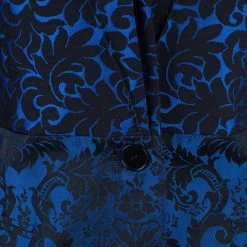 Stella McCartney Blue Wool Brocade Jacquard Jacket M For Women -Stella McCartney Sales luxury women stella mccartney used clothes p39897 007