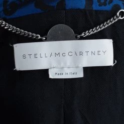 Stella McCartney Blue Wool Brocade Jacquard Jacket M For Women -Stella McCartney Sales luxury women stella mccartney used clothes p39897 008