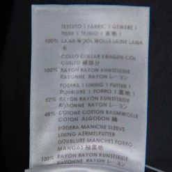 Stella McCartney Midnight Blue Wool Contrast Trim Detail Mathilda Blazer L For Women -Stella McCartney Sales luxury women stella mccartney used clothes p403027 008