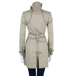 Stella McCartney Beige Belted Overcoat S For Women 12 Stella McCartney Beige Belted Overcoat S For Women -Stella McCartney Sales luxury women stella mccartney used clothes p40316 003