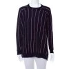 Stella McCartney Navy Blue Striped Wool Hi-Low Hem Jumper S For Women 1 Stella McCartney Navy Blue Striped Wool Hi-Low Hem Jumper S For Women -Stella McCartney Sales luxury women stella mccartney used clothes p412714 003