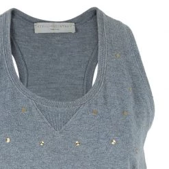 Stella McCartney Gray Cotton Sleeveless Dress XS For Women -Stella McCartney Sales luxury women stella mccartney used clothes p41348 0004