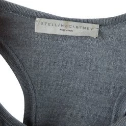 Stella McCartney Gray Cotton Sleeveless Dress XS For Women -Stella McCartney Sales luxury women stella mccartney used clothes p41348 0008