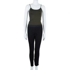 Stella McCartney Black Panel Detail Trousers S For Women 11 Stella McCartney Black Panel Detail Trousers S For Women -Stella McCartney Sales luxury women stella mccartney used clothes p41413 002