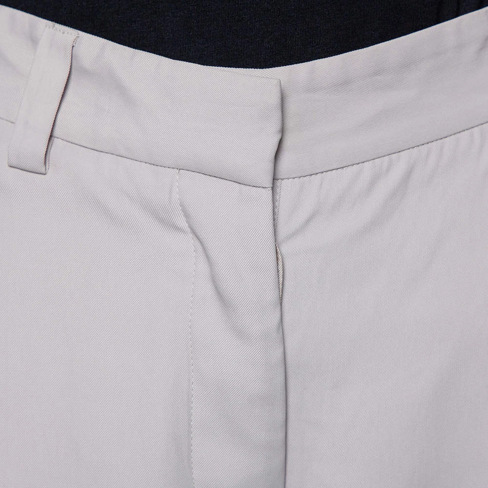 Stella McCartney Ecru Silk Blend Wide Leg Trousers M For Women 6 Stella McCartney Ecru Silk Blend Wide Leg Trousers M For Women - Image 4