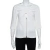 Stella McCartney White Crepe Simone Cady Top XS For Women -Stella McCartney Sales luxury women stella mccartney used clothes p424762 004