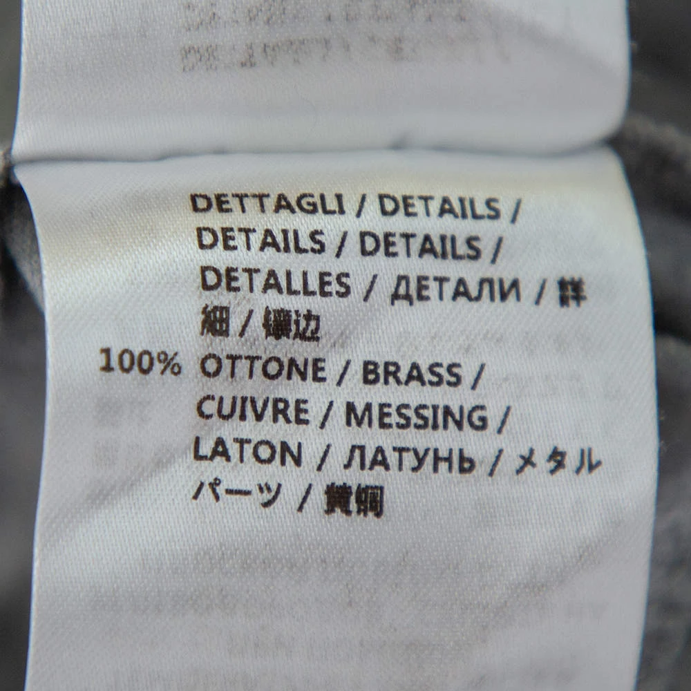 Stella McCartney Grey Cotton Chain Trim Cutout Shoulder Detail Crewneck T-Shirt M For Women 11 Stella McCartney Grey Cotton Chain Trim Cutout Shoulder Detail Crewneck T-Shirt M For Women - Image 9