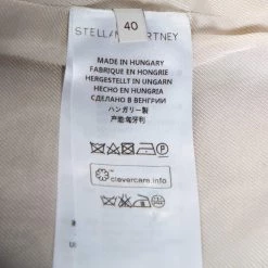 Stella McCartney Gold & White Paisley Jacquard Faux Wrap Detail Mini Skirt S For Women -Stella McCartney Sales luxury women stella mccartney used clothes p427096 007