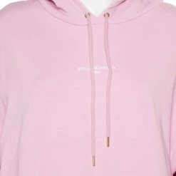 Stella McCartney Pink Cotton Logo Printed Hoodie M For Women -Stella McCartney Sales luxury women stella mccartney used clothes p427404 002