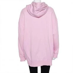Stella McCartney Pink Cotton Logo Printed Hoodie M For Women -Stella McCartney Sales luxury women stella mccartney used clothes p427404 004