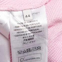 Stella McCartney Pink Cotton Logo Printed Hoodie M For Women -Stella McCartney Sales luxury women stella mccartney used clothes p427404 008