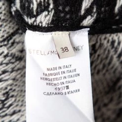 Stella McCartney Monochrome Houndstooth Pattern Wool Oversized Shift Dress S For Women -Stella McCartney Sales luxury women stella mccartney used clothes p428532 003